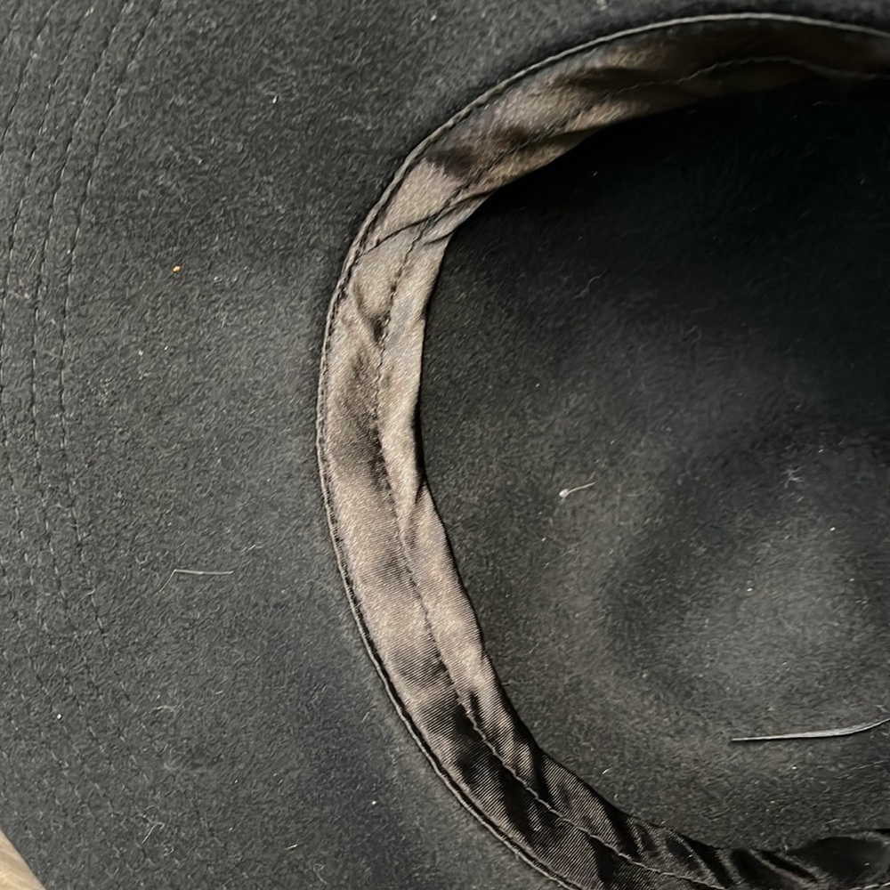 C.C WOOL FLOPPY BEACH HAT BLACK - Picture 13 of 16